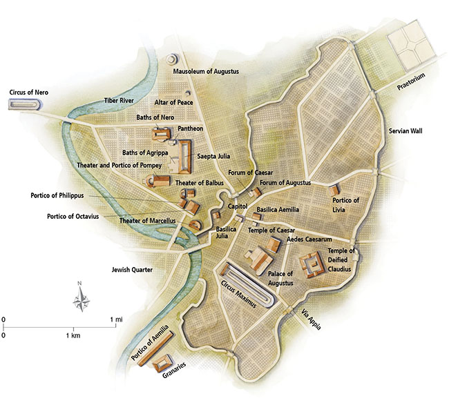 Rome in the Time of Paul - ESV Global Study Bible Image