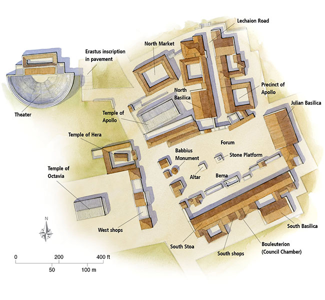 Corinth in the Time of Paul - ESV Global Study Bible Image