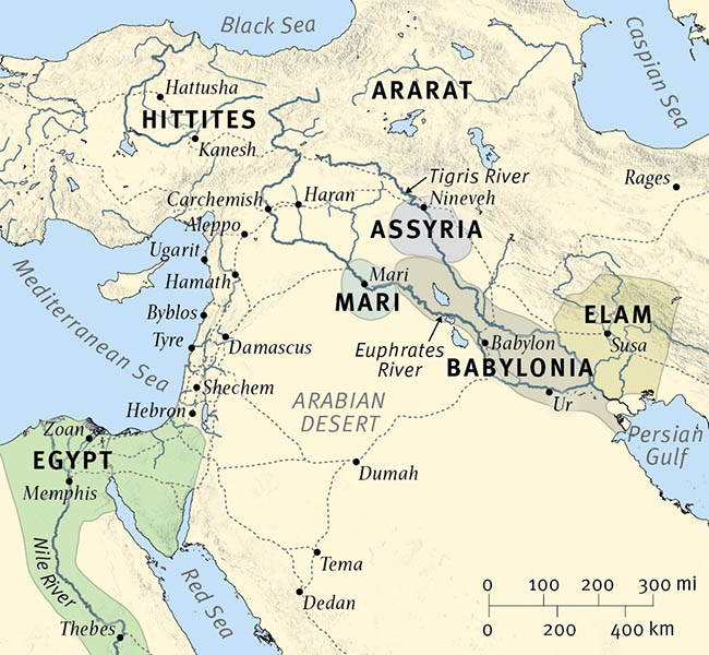 The Near East at the Time of Genesis - ESV Global Study Bible Image