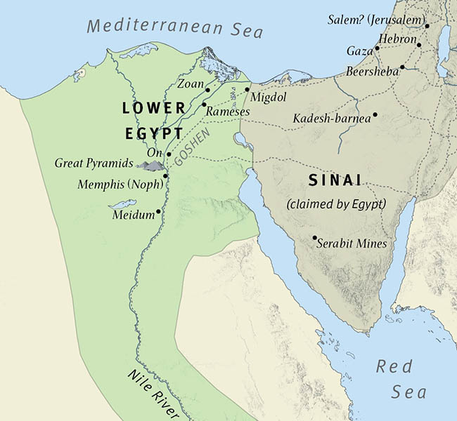 Egypt at the Time of Joseph - ESV Global Study Bible Image