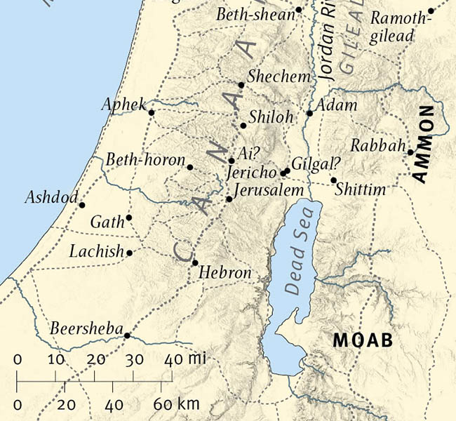 The Setting of Joshua - ESV Global Study Bible Image