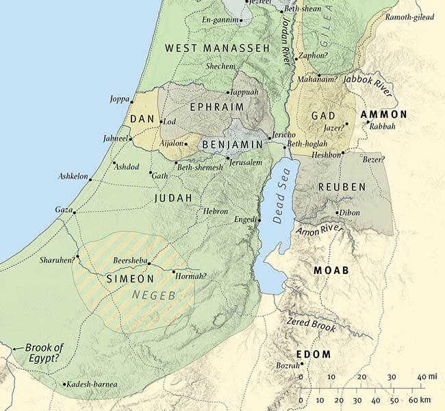 The Allotment of the Land - ESV Global Study Bible Image