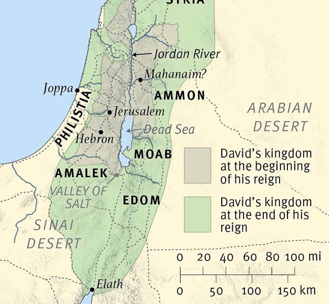 The Setting of 2 Samuel - ESV Global Study Bible Image