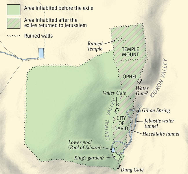 Jerusalem at the Time of Haggai - ESV Global Study Bible Image