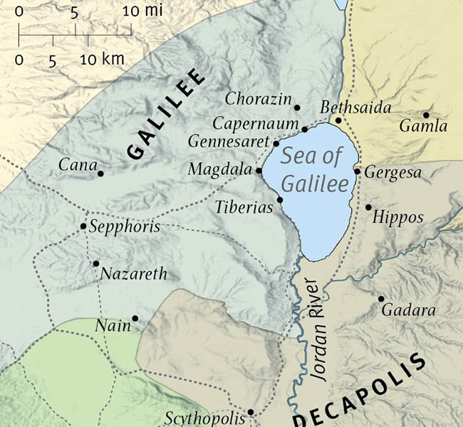 Jesus' Ministry in Galilee - ESV Global Study Bible Image