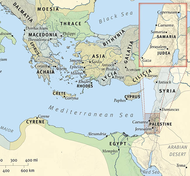 The Setting of Acts - ESV Global Study Bible Image