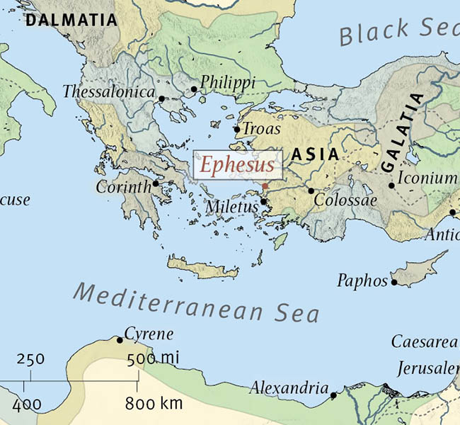 The Setting of 2 Timothy - ESV Global Study Bible Image