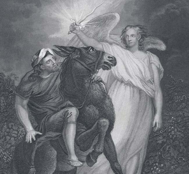 The Angel Stopping Balaam - Numbers Image