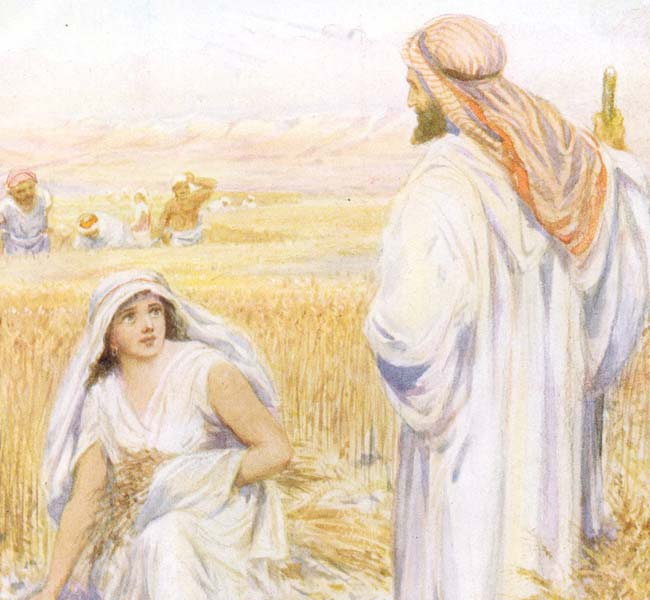 Ruth Speaking with Boaz - Ruth Image