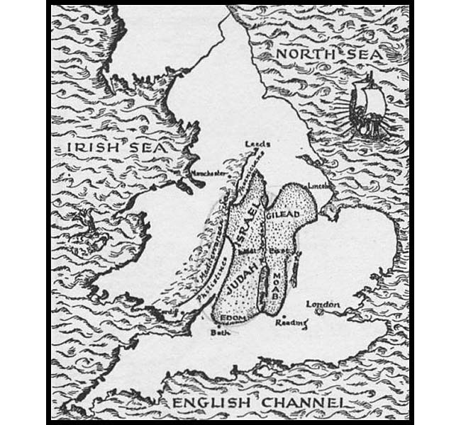 Canaan Compared to England - The Graphic Bible Image