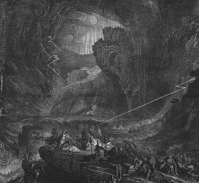 The Deluge (engraving) - Classic BLB Images Image