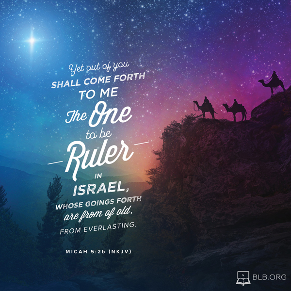 Micah 5:2b (NKJV) - Scripture Image