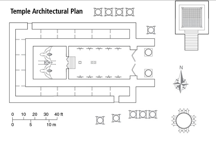 Solomon's Temple Architectural Plan 