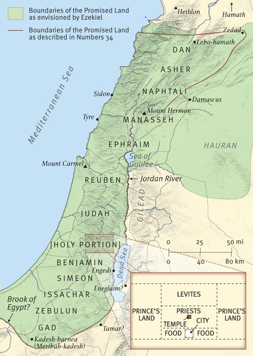Ezekiel's Vision of Israel's New Boundaries