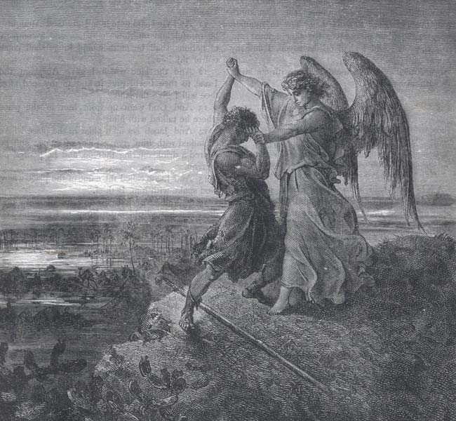 Jacob Wrestling with the Angel - Genesis Image