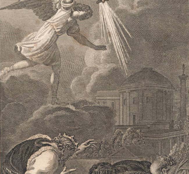 The Angel Sent to Destroy Jerusalem - Brown's Superb Bible Image